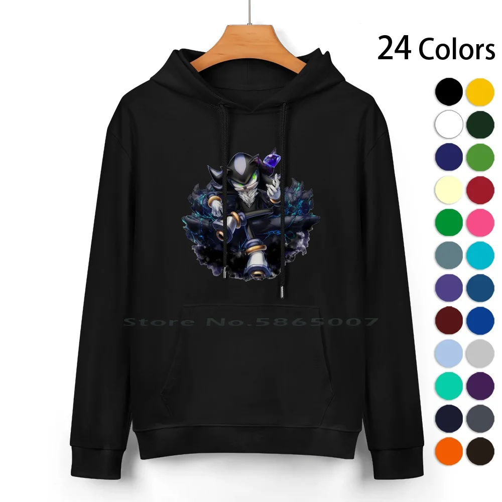 

Толстовка Mephiles The Dark из чистого хлопка, свитер с капюшоном, 24 цвета, Mephiles The Dark 06, хаосный изумруд, зло, 100% хлопок, толстовка с капюшоном