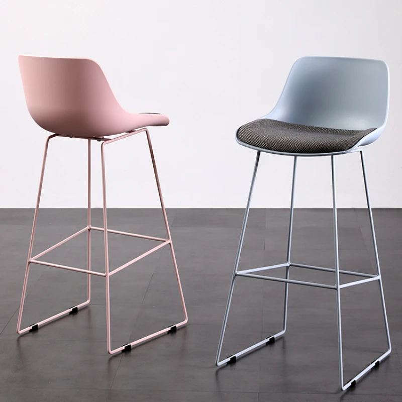 

Стул для макияжа, барный стул, кухонные современные белые барные стулья с акцентом, обеденная Минималистичная мебель для салона, RN50BC