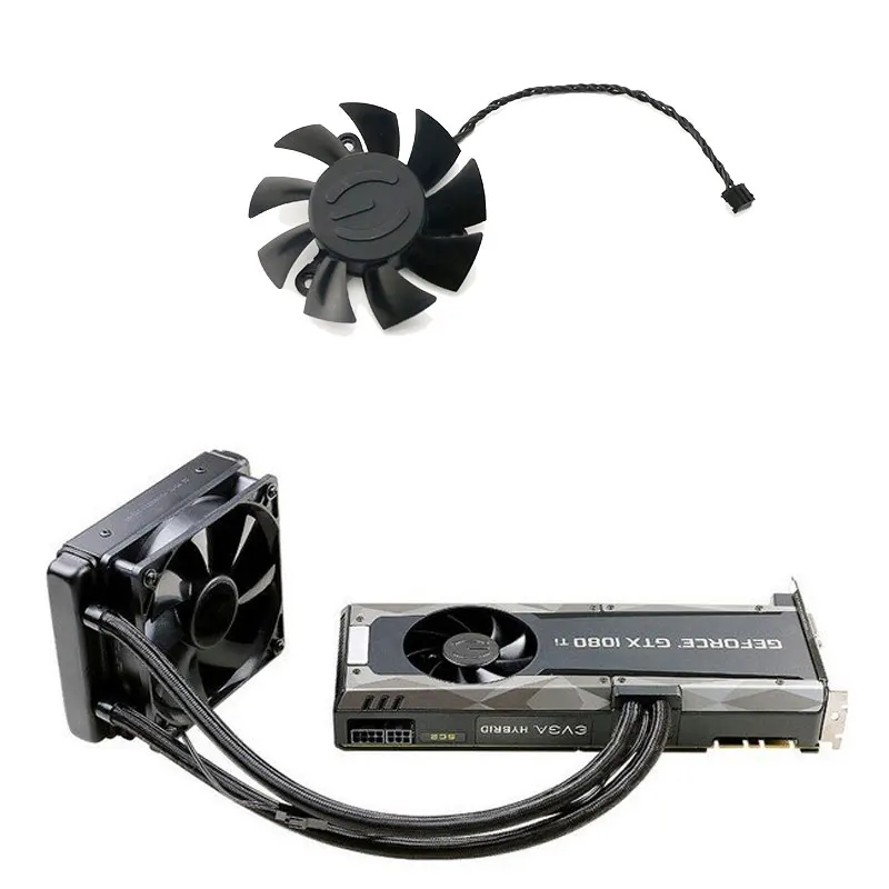 

New PLA07015B12L-1 65MM DC 12V 0.07AMP GTX 1080Ti Cooling Fan For EVGA GeForce GTX 1080 Ti SC2 Hybrid Graphics Card Cooler Fans