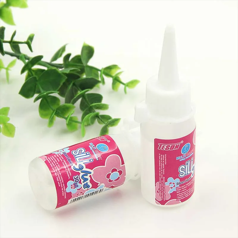 50ML Liquid Silicone Glue Paper Crafts Sticker DIY Children Student  Handmade Tool Home Adhesive Office School