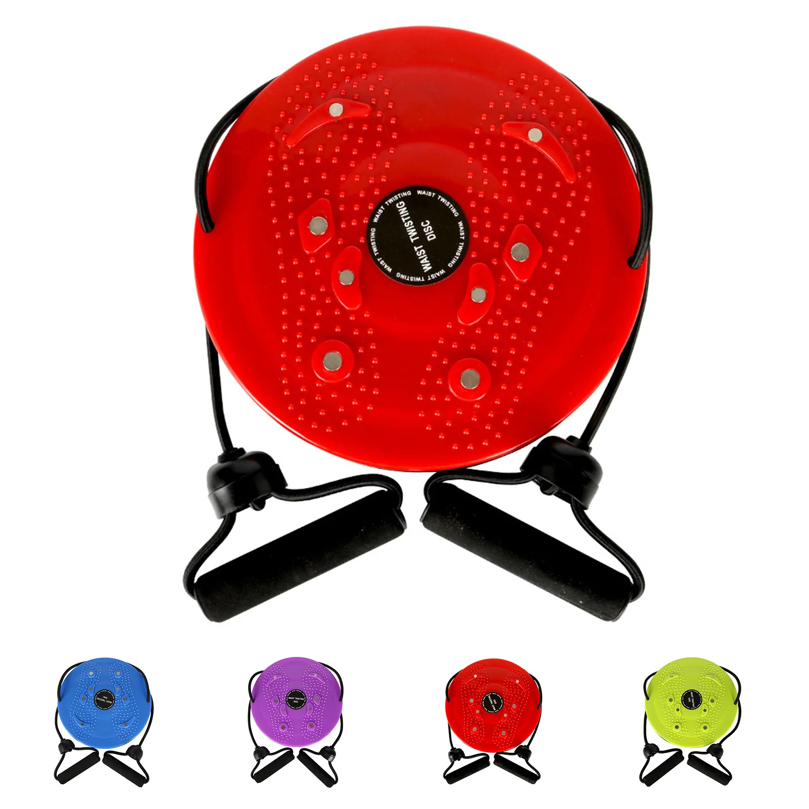 Waist Twisting Disc Waist Twisting Disc Magnet Foot Massage Slimming Large Area Granular Protrusions Pedal with Rope