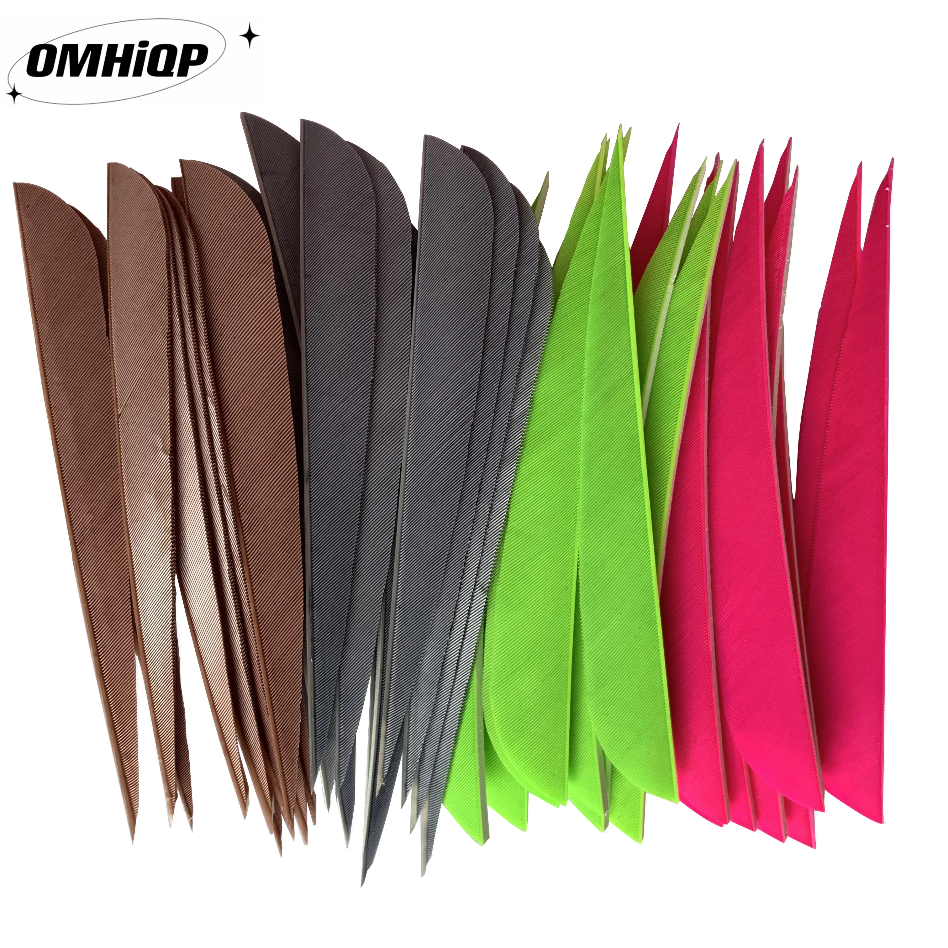 Lot De 20 Flèches Coupées – Aubes 4 Pouces, Plume Aile Droite Rouge (neuf, Metallixity)