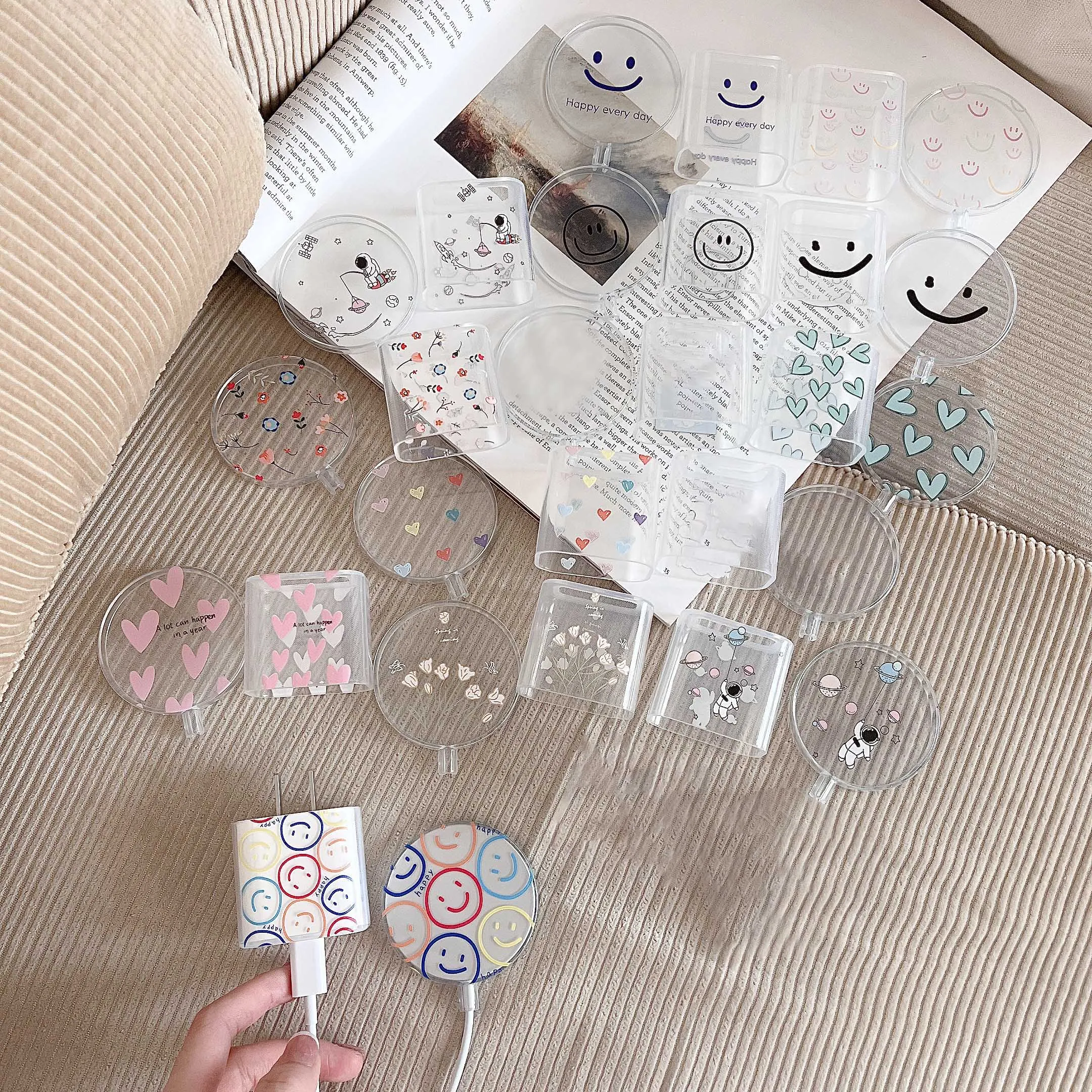 Cartoon Charger Cover Iphone Charger Cases Iphone 11 Apple