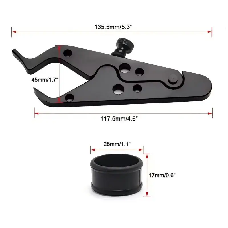 Steel Motorcycle Cruise Control Throttle Clamp for Motorbike Scooter