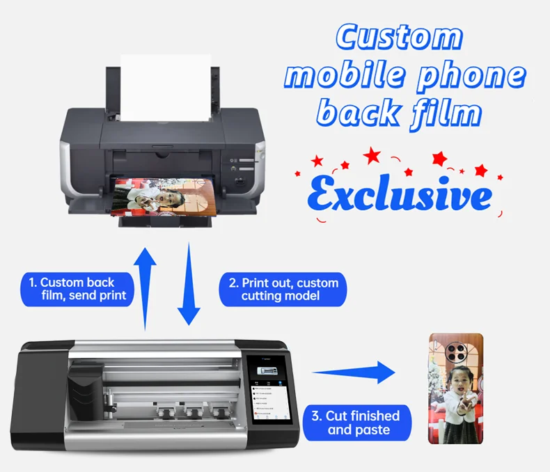 FONLYU 공장 OEM 13인치 대형 터치스크린 커터 플로터 휴대폰 하이드로겔 필름 커팅 머신 (스크린 보호필름용)