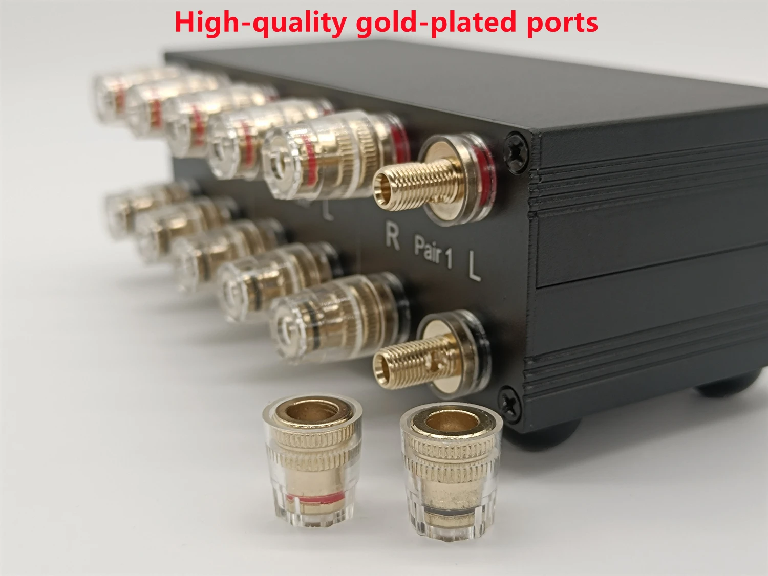 Selettore Altoparlante Stereo A 2 Vie Switch Switcher Scatola Di