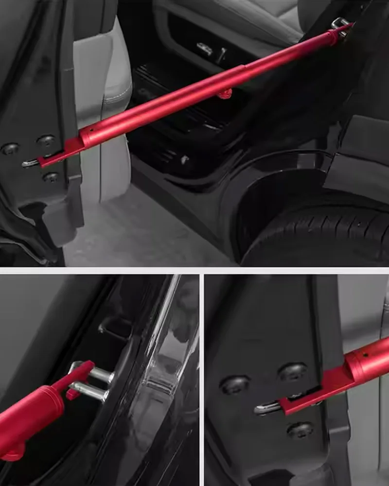 KUNAISI ​ Stützstange zum Polieren von Autos, 31–46,5 cm, einziehbare Aluminium-Haltevorrichtung für Fahrzeug-Kofferraumdeckel, Türbefestigungswerkzeuge – Detail 4