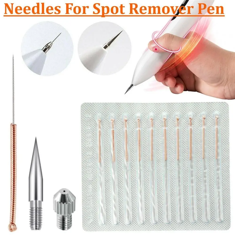 

12Pcs Disposable Tattoo Needles For Laser Plasma Pen Skin Dark Spot Mole Tattoo Removal Machine Makeup Beauty Supply New