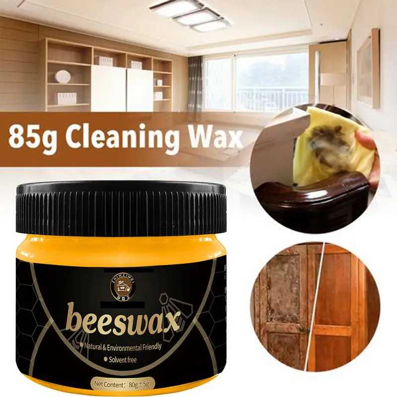 85g Wood Seasoning Beewax Furniture Polish Wood Floor Wear-Resistant Wax Care Home Cleaning furniture beeswax wood care wax