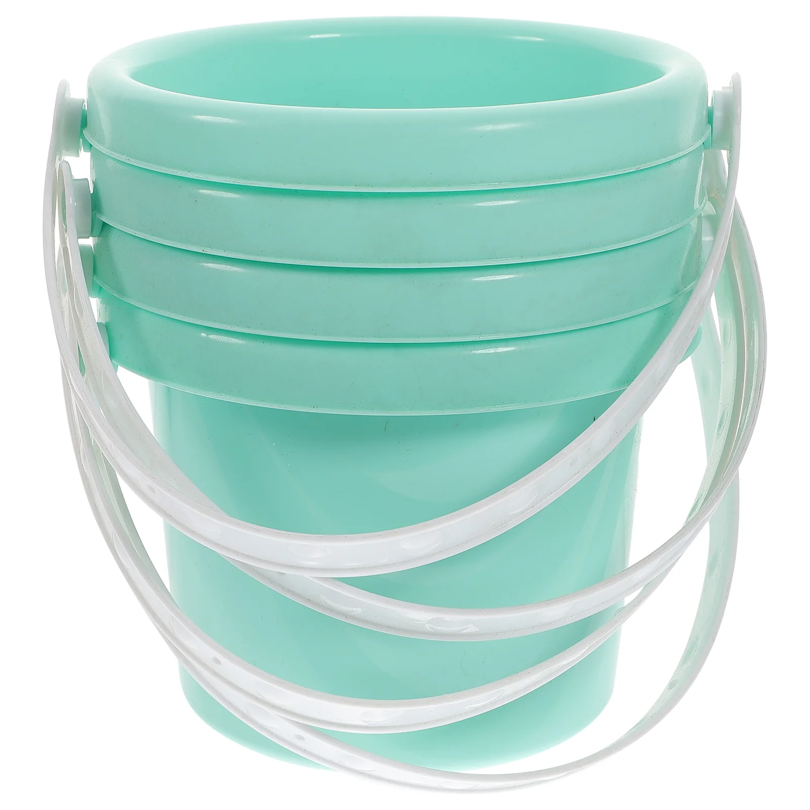 4 Pcs Toy Children’s Toys Plastic Barrel Bucket for Kid Beach Sand Mini Buckets Kids