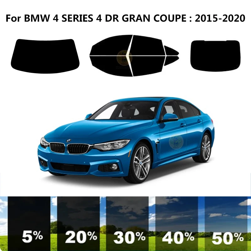 

Precut nanoceramics car UV Window Tint Kit Automotive Window Film For BMW 4 SERIES F36 4 DR GRAN COUPE 2021-2024