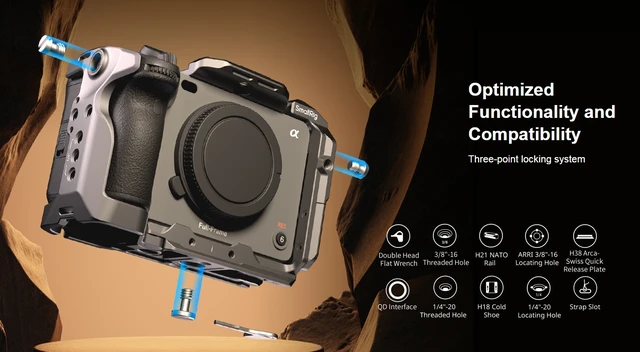 SmallRig Sony対応FX3 / FX30用 HawkLock クイックリリース SmallRig Sony対応FX3 / FX30用 HawkLock クイックリリース