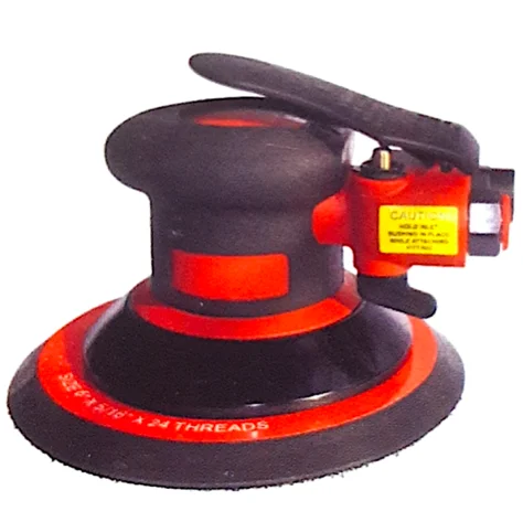 

TY71126H Industrial Grade Pneumatic 6" Non Vacuum Sander 12,000 rpm 3/16" orbit Dual Action sanders Lightweight and durable