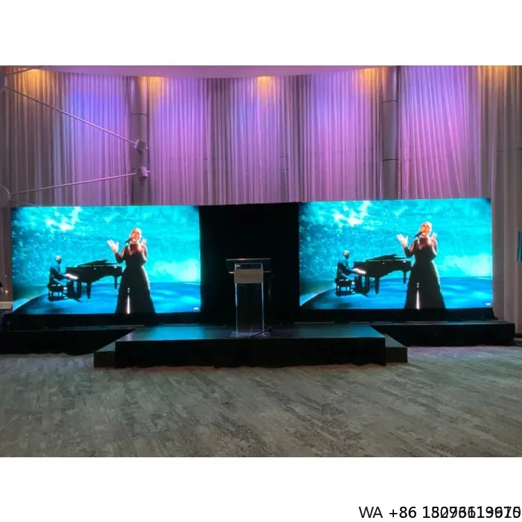 야외용 P3.9/P4.8 LED 렌탈 패널 500x1000mm 대형 스크린 (무대 배경 행사용)
