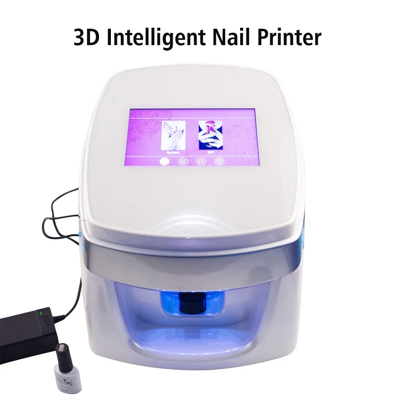 digital mobile nail art printer portable printing diy small wifi digital  mobile smart 3d finger nail art Machine - AliExpress