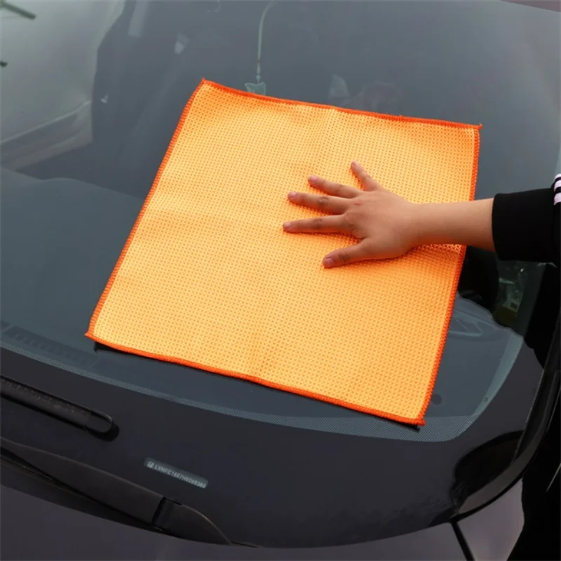 Ultra-Absorbent Microfiber Waffle Weave Cleaning Towel for Home and Auto Detailing