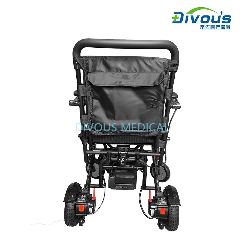 N.W:16KG Carbon Fiber Foldable Electric Wheelchair Outdoor Disabled Motorized Wheelchair
