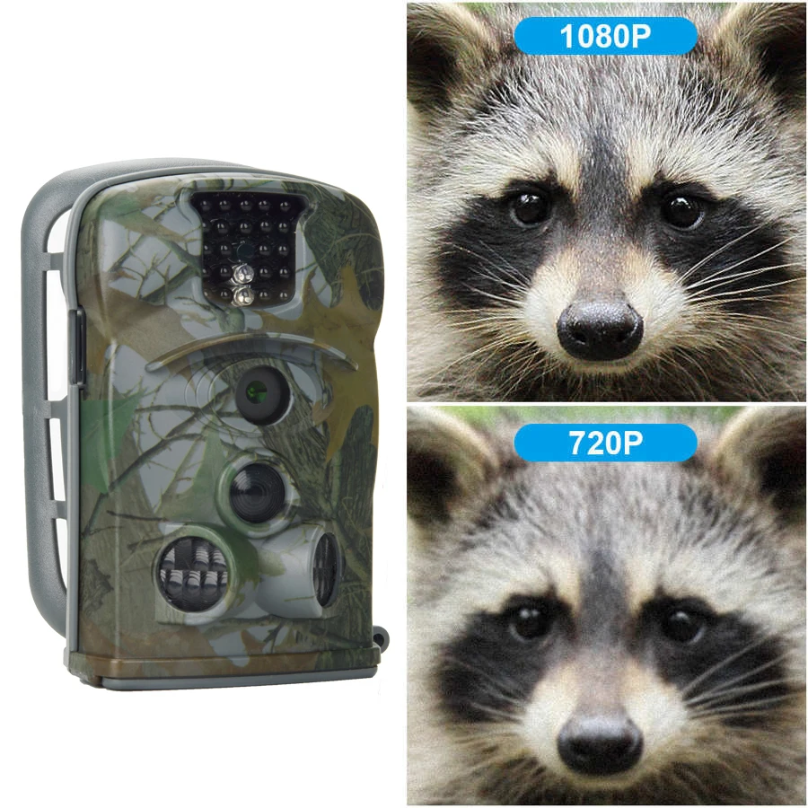 940nm LED Hunting Camera Trail Cameras HC5210A 20MP 1080P(30fps） IP65 Photo Trap 0.3s Trigger Wildlife Surveillance Cams Track