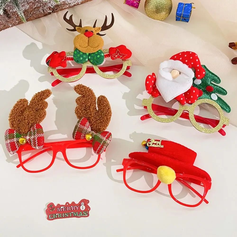 

Christmas Tree Navidad Gift Decorative Spectacles Santa Claus Eyeglasses Party Decorations Glasses Frames Christmas Glasses