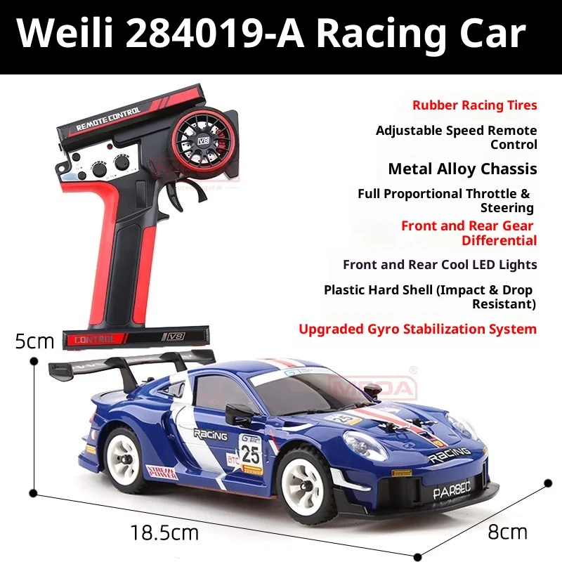 WL 284019 Remote Control Car K969 4WD Car Racing Car Off-Road