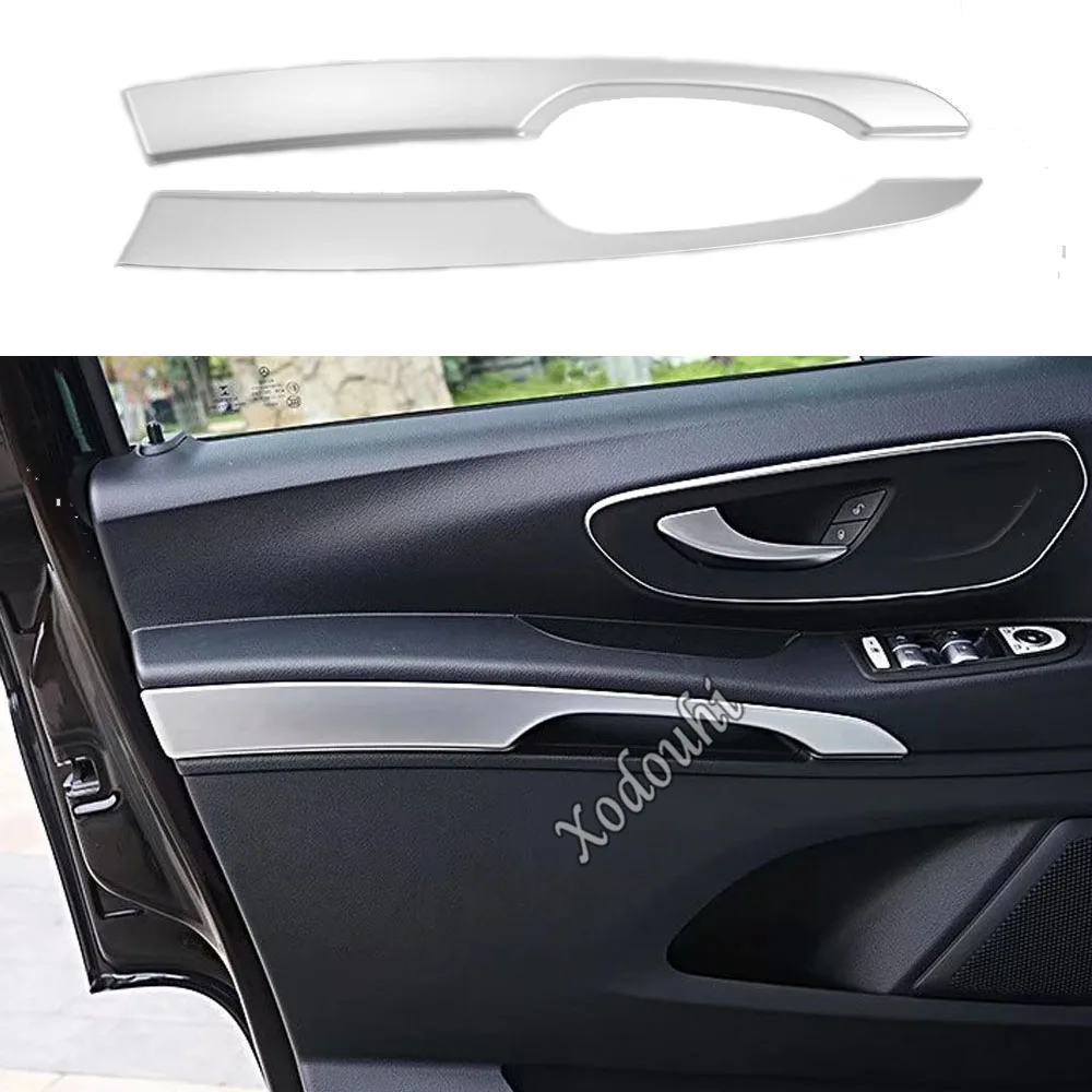 

Cover Trim ABS Inner Door Handrail Inner Armrest Bowl Frame Trim For Mercedes Benz Vito W447 2016 2017 2018 2019 2020 2021 2022