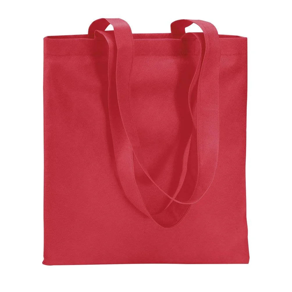 Austin. Tote Bag. Colore = Rosso Amapola.100 % Polipropilene