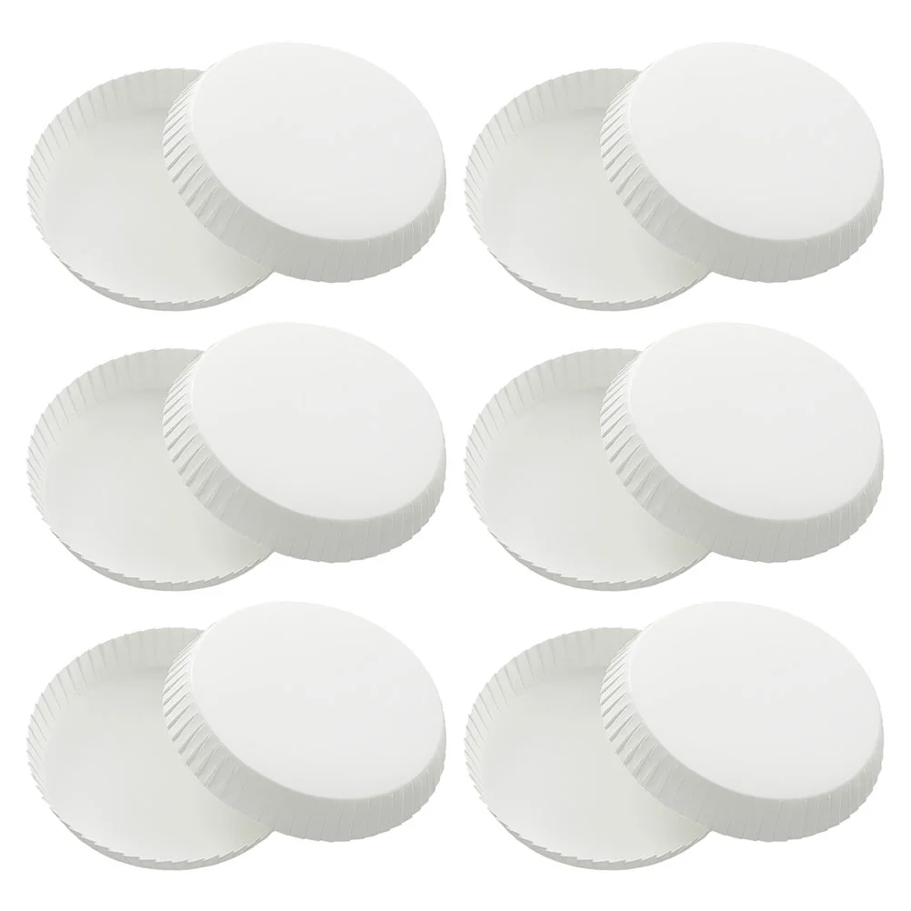 50 Pcs Disposable Paper Cup Lids for Tea Cups Kitchen Dining Bar Single Use Drink Covers Premium Paper Material Stackable Design