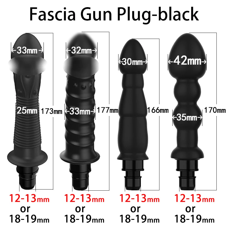 Massage Gun Head vibration message gun accesories silicone heads for Fascia Massage gun percussion Vibrators for Female Man 3