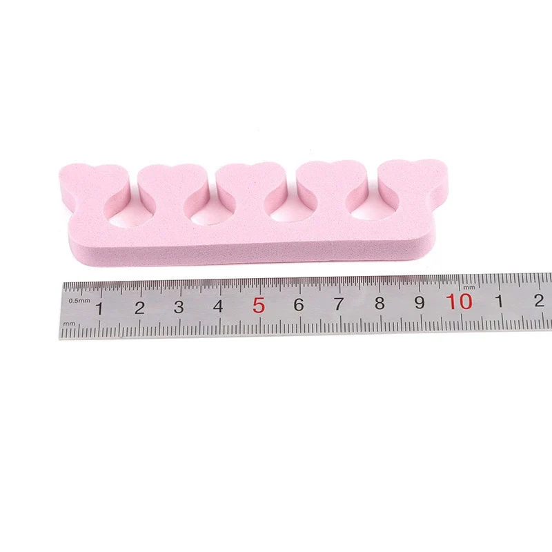 100 Pcs Sponge Toe/Finger Spacer Professional Foam Toe/Fingernail Separator Nail Polishing Holder Practical Beauty Manicure Tool