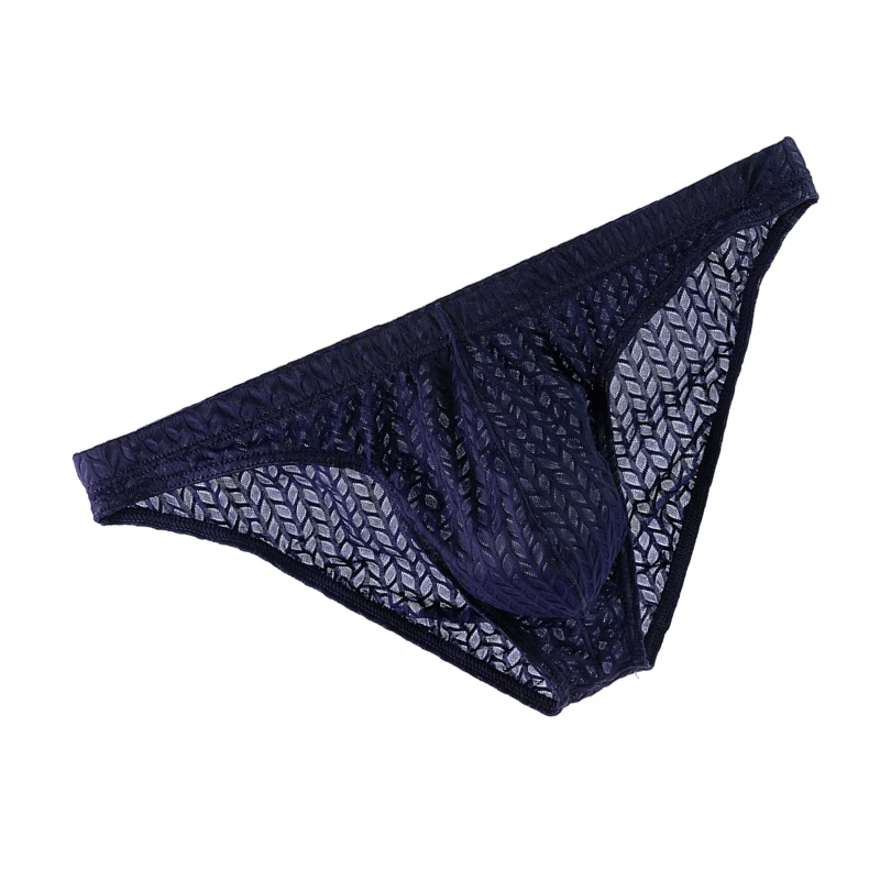 Lace Panties For Men Pouch Underwear Sexy Swim Briefs Low Waisted Men's Bikini Panties Breathable Swimsuit Slip Quick Dry Shorts