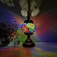DIY Turkish Mosaic Light Material Package Handmade Table Lamp Design Lovers Parent-child Glass Night Lampara Birthday Gift 2