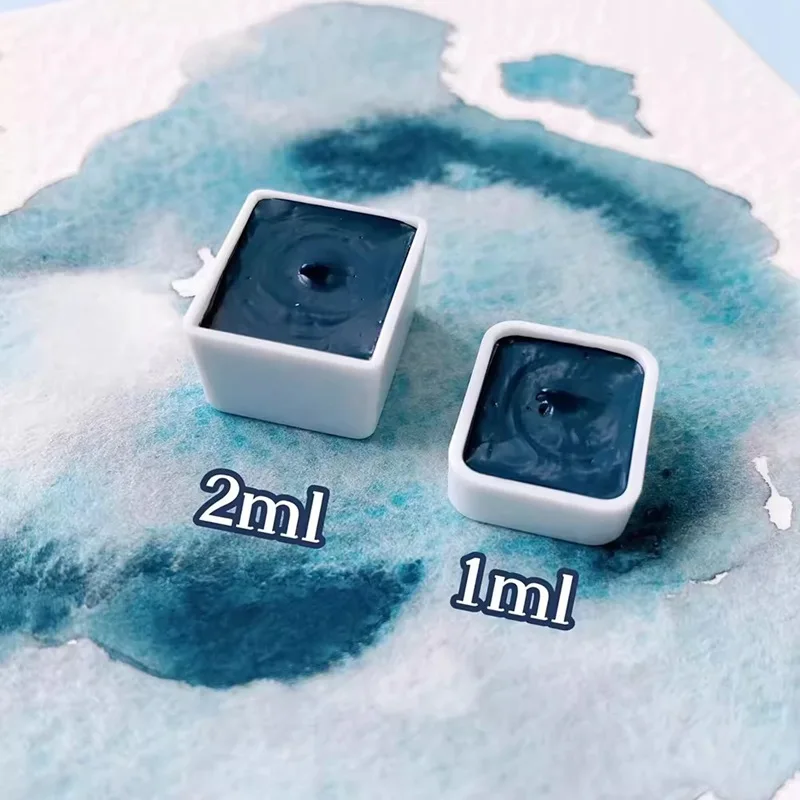 Schmincke 1ml/2ml Blue/Green Master Watercolor Paint Sample Handmade Professional Water Color Paint for Painting Art Supplies watercolor painting set watercolor paint watercolor pigment