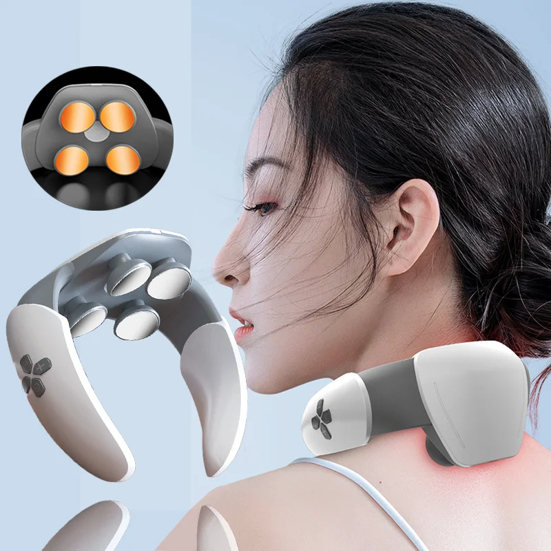 Teme smart neck massager w/ TENS Technology