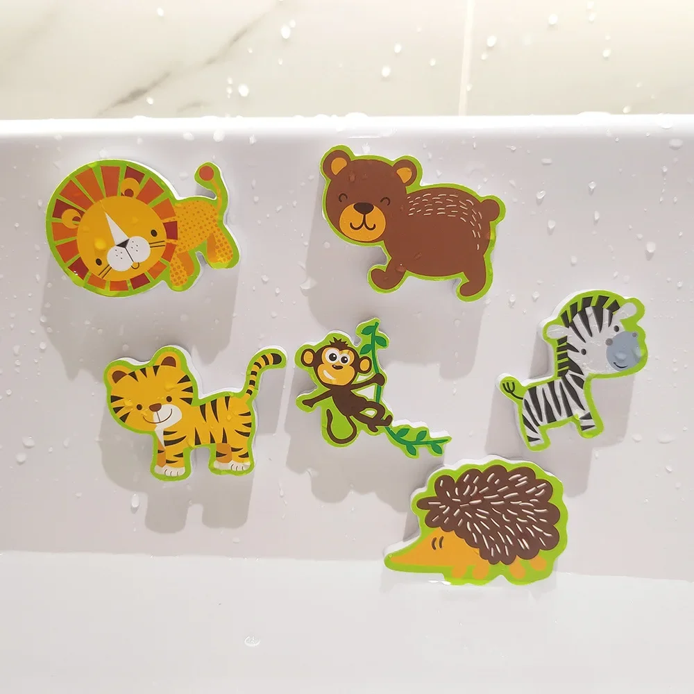 Soft EVA Paste Early Educational DIY Puzzle Toys Animal Sticker Bath Floating Bathtub Traffic Baby Bathroom Toys for Babies Gift 3