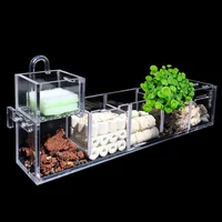 Creative Acrylic Betta Fish Tank Filter | Wall-Mounted External Silent Filter Box