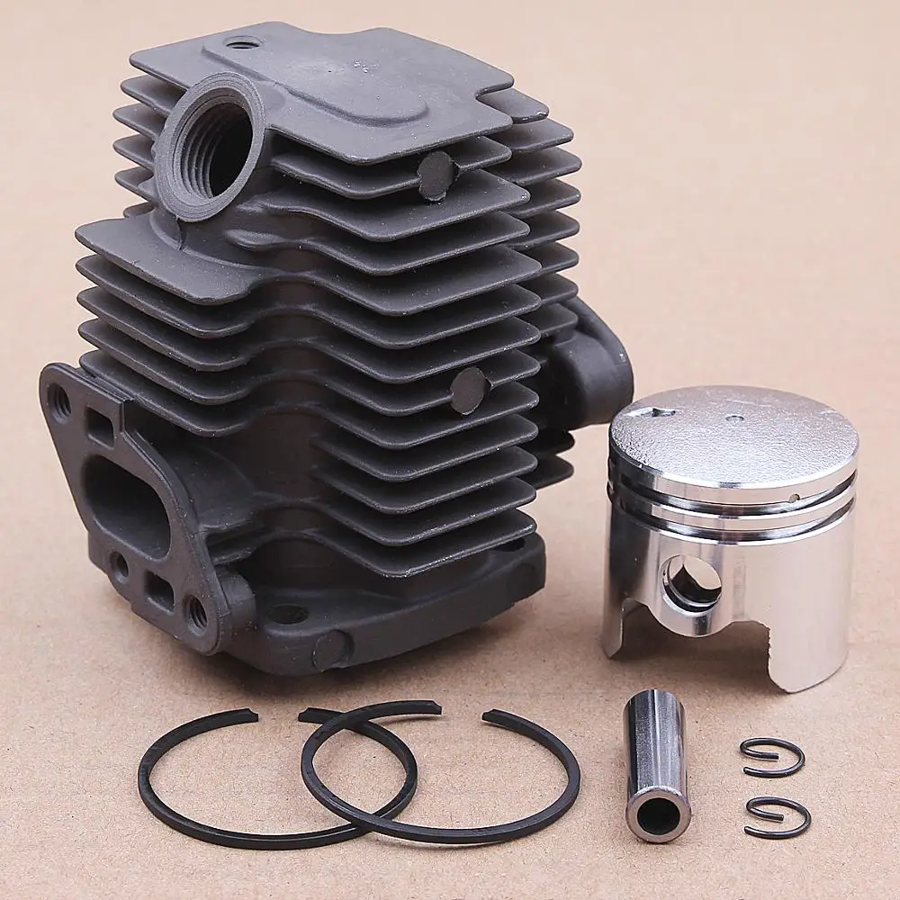 HOHMI Kit PISTONE TL26 33MM Adatto for Mitsubishi TB26 2T Cilindro 767 SPRUZZATORE Trimmer ZYLINDER Set Anello Pin Clip Montaggio Edger DECESPUGLIATORE