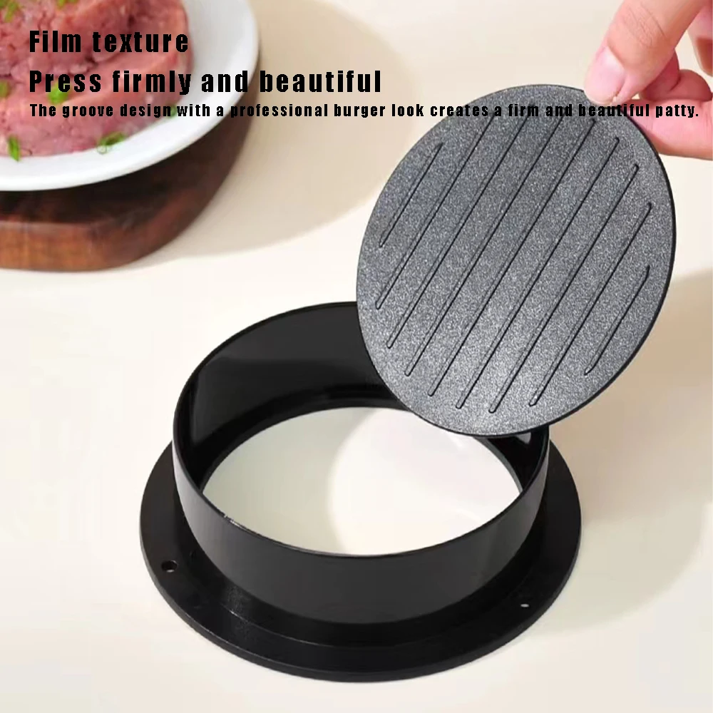 Hamburger Meat Press Maker ABS Round Shape Non-Stick Stuffed Burger Patties Beef Grill Pie Press Mould Maker Hamburguesas Molde