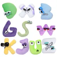 Alphabets Lore Plush Toy Soft Pillow Ornament Collectible Stuffed Animal Dolls Birthday Christmas Gift for Kids Boy Girl 1