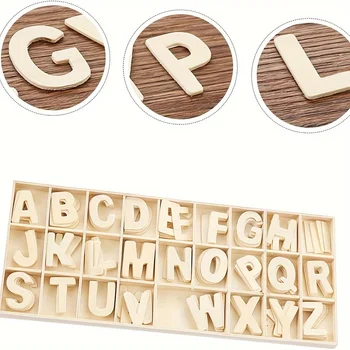 Wood Alphabet Letter Set 1
