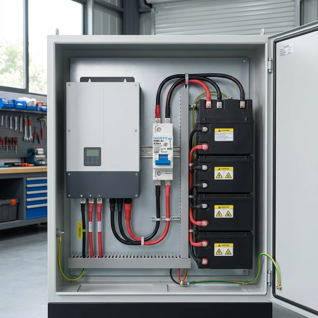 High-Capacity DC Battery Circuit Breaker with Overload Protection