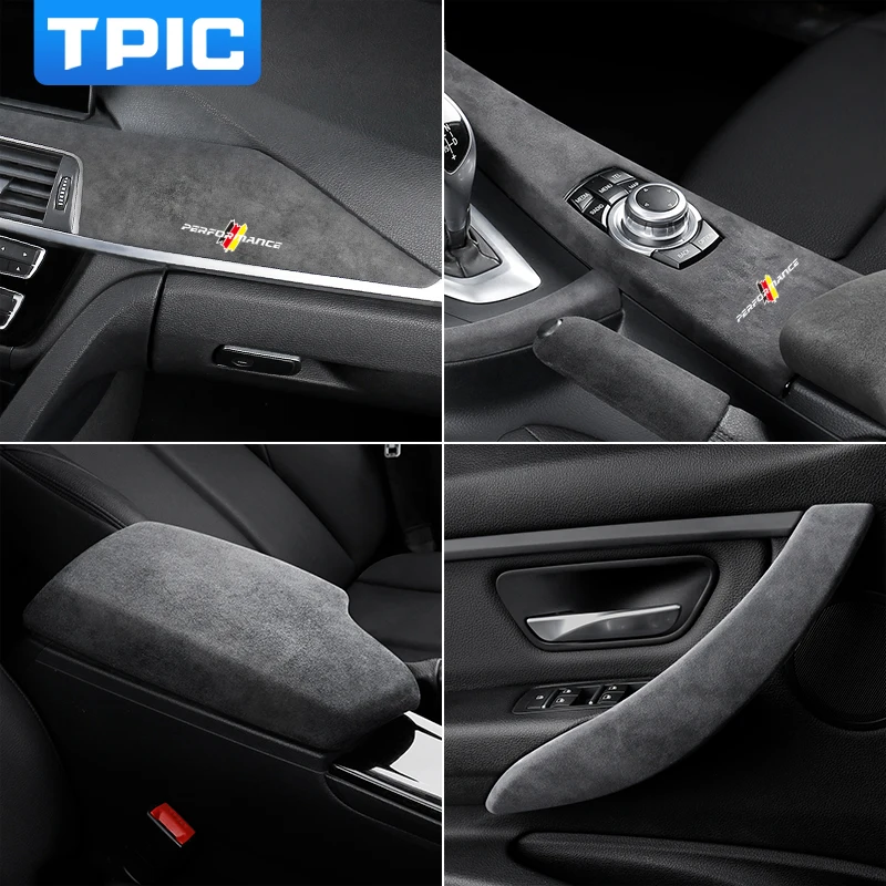 Alcantara Wrap Car Dashboard Panel Abs Cover Trim Car Interior