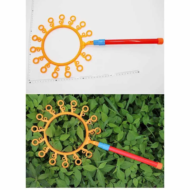 Multi-style Cute Bubble Blowing Toys Props Children Outdoor Bubble Blowing Toys Flowers Love Round Bubble Blowing Tools 6