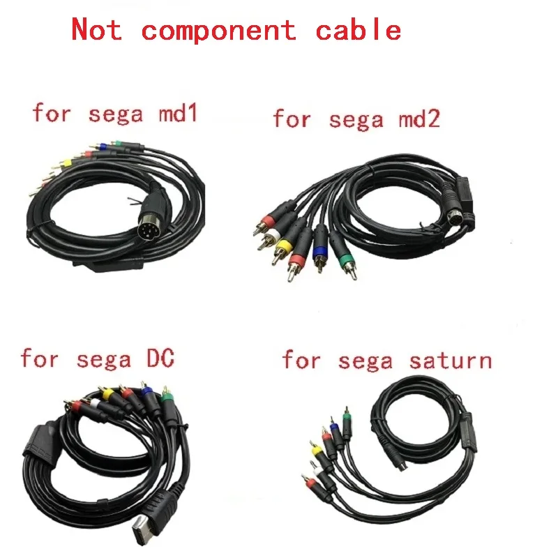 Cabo Monitor Colorido para Sega Saturn Rgbs Rgb Sega Md2 Game Sega Md1