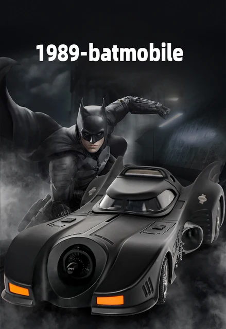 【新品未開封】1/18 バットモービル1989 1:18 1989 Batmobile Die-cast Car with Batman Figure, Toys