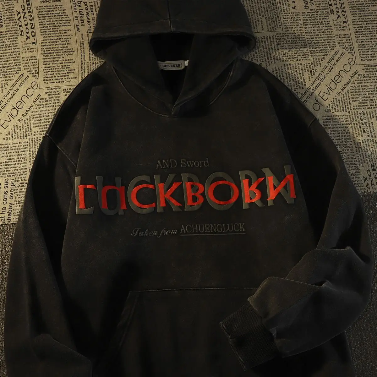 Letter Print Sweatshirts Gothic Streetwear Y2K Vintage Loose Patchwork Tops Hoodies Women Men Harajuku Hip Hop Top