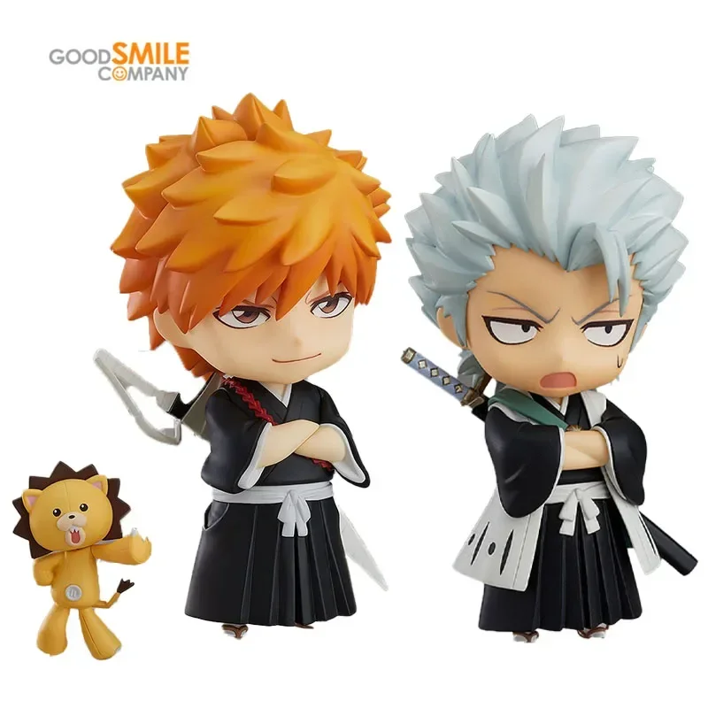 

Stock Original GSC Good Smile NENDOROID Hitsugaya Toushirou 1199 Kon Kurosaki Ichigo 991 BLEACH Action Anime Figure Model Toys