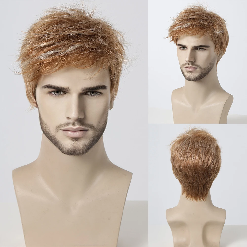 Perruque homme 100% cheveux naturel grise poivre et sel THIERRY 51