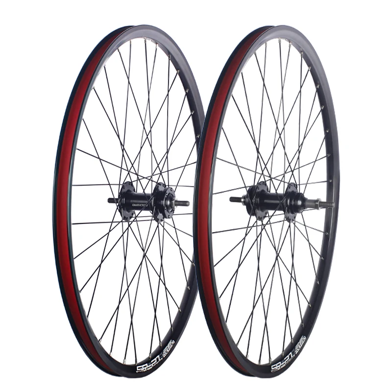 ROCKBAO 20inch Bicycle Wheelset Disc Brake 406/451 Double Aluminum Alloy Rim 2Bearings Axial Bike Wheel Set