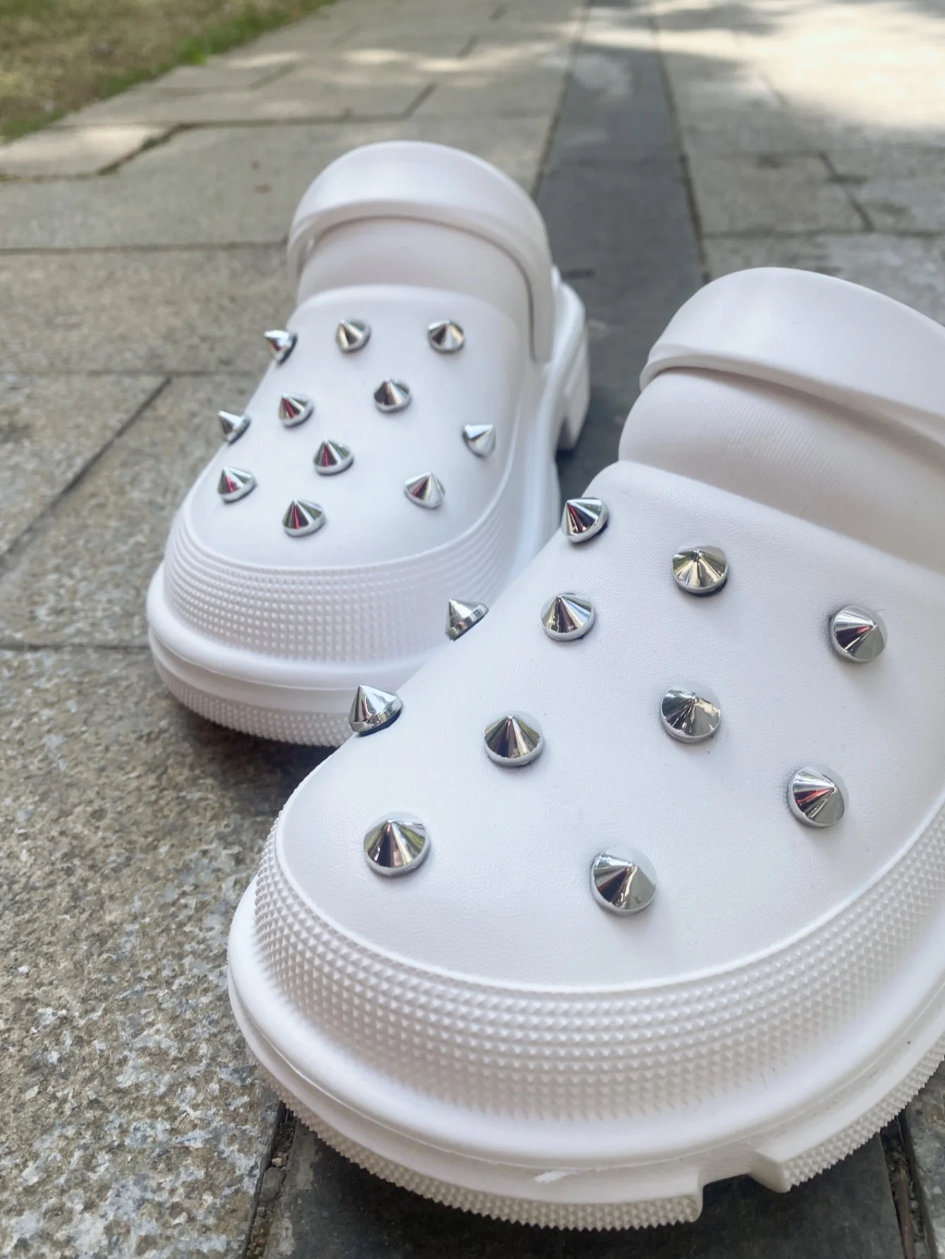 22pcs Diy Rivets For Punk Style Garden Shoes Detachable Shoe Accessories Decorative Buckle