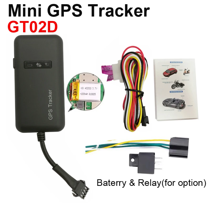 GPS TRACKER GT02D Vehicle GPS TRACKER Car Tracking Monitor Motorcycle Tracker Lotation Tracking gps tracker car tracker